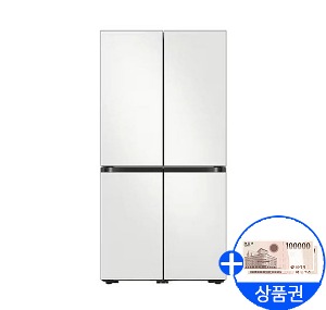 [삼성] 비스포크 4도어 냉장고 875L (코타화이트)